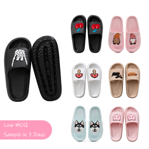 Sandalias de Playa para Mujer y Hombre, Antideslizantes, con Suela Gruesa de EVA, Diseño de Frutas y Animales de Dibujos Animados, Temática de Halloween, para Uso Casual - Product Image 1