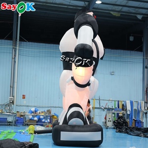Sayok tùy chỉnh quảng cáo Inflatable Robot phim hoạt hình khổng lồ robot siêu anh hùng mô hình bơm hơi với ánh sáng - Product Image 2