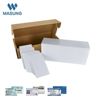 Impresora de Tarjetas de Identificación de Doble Cara MASUNG MS-S22K, Compatible con PVC y PET, para Imprimir Tarjetas de Empleado de Alta Durabilidad