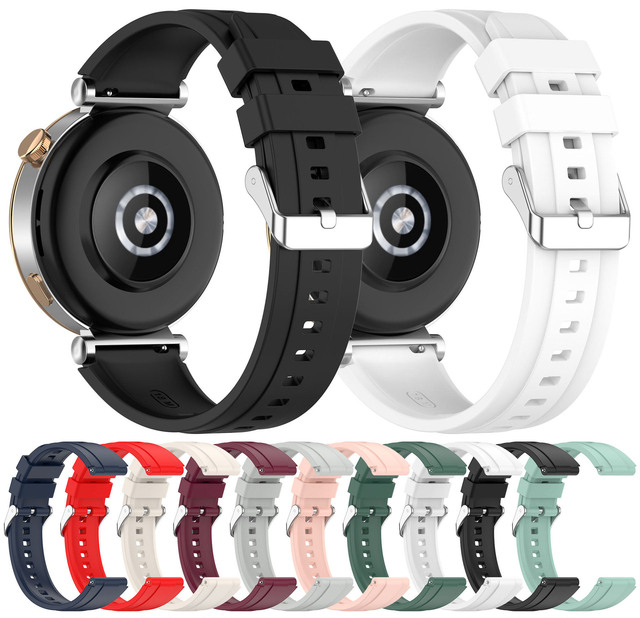 Adjustable Breathable Silicone Watch Straps for Huawei Watch for GT4 Popular Smart Watchband Replacement