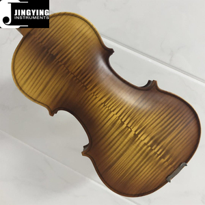 2024 Jingying Instrument à cordes de musique, vente en gros de pièces en ébène faites à la main JYVL-E400 violon léger café mat pratique jouant du violon - Product Image 5