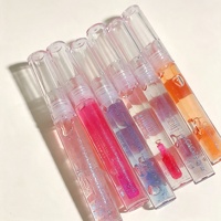 Huile à lèvres vegan teintée, brillance non collante, effet lèvres pulpeuses, couleur naturelle, hydratante, soin quotidien