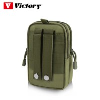 VICTORY Sac banane tactique compact unisexe en Molle, sacoche polyvalente pour gilet, activités de plein air, fermeture éclair