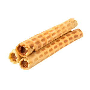 Máquina laminadora de obleas automática personalizable comercial de suministro de fábrica, máquina de galletas de gofres enrolladas - Product Image 5