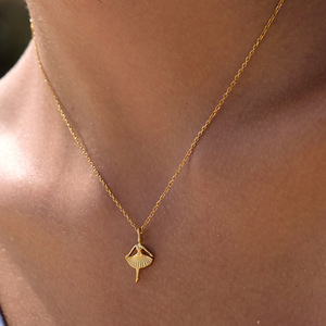 Ballet Girl Stainless Steel Pendant Necklace For Women Light Luxury Party Gift Jewelry Elegant Design Fashion Accessory - Product Image 4