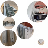 Tray Kabel Tangga Aluminium Alloy Galvanis Celup Panas Berlubang Khusus Industri, Ringan, untuk Konstruksi dengan Pembuangan Panas yang Efisien
