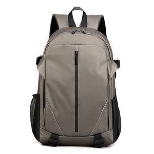 Sac à dos de voyage professionnel grand format personnalisé avec logo, étanche, décontracté, pour ordinateur portable, fermeture éclair, fonction antivol, en polyester, avec lettres - Product Image 1