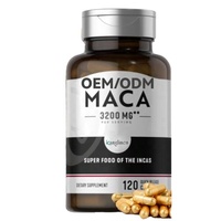 Cápsulas de Raíz de Maca Chumita, Potentes Suplementos Herbales Energéticos para Hombres, Alivio del Estrés de Larga Duración, OEM, Potencia Masculina, No Apto para Mujeres Embarazadas
