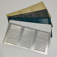 Grille d'aération murale en aluminium avec filtre anti-insectes pour système de ventilation