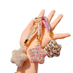 2024 Hot Diamond Star <b>Key</b> Chain Car <b>Key</b> <b>Ring</b> Pendant Bling Bling Rhinestone Keychains Women's <b>Bag</b> Pendant Jewelry Accessories - Product Image 2
