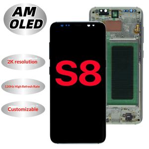 Pour Samsung <span class=keywords><strong>Galaxy</strong></span> <span class=keywords><strong>S8</strong></span> G950 Écran OLED 2K 120Hz avec lecteur d'empreintes digitales ultrasonique de remplacement - Product Image 1