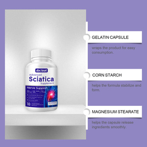 Cápsulas para el Cuidado Corporal y la Ciática, para el Mantenimiento Diario de Cintura, Piernas, Cadera y Espalda, Mejora la Densidad Ósea, 60 Cápsulas - Product Image 4