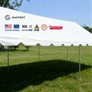 GAXTENT <span class=keywords><strong>Tente</strong></span> <span class=keywords><strong>de</strong></span> <span class=keywords><strong>jardin</strong></span> blanche à cadre <span class=keywords><strong>de</strong></span> pignon, tentes <span class=keywords><strong>de</strong></span> mariage pour événements 20 Ft X 30 Ft (6 M X 9 M) - Product Image 3