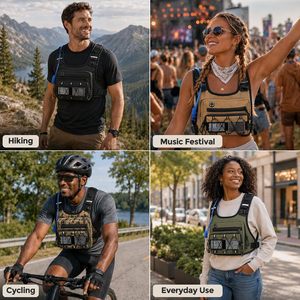 Chaleco de Hidratación Reflectante para Correr con Mochila de Agua para Hombre, con Diseño Mejorado - Product Image 6