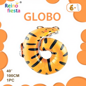 Ballon publicitaire Peiyong de 40 pouces, modèle animal numéro 6, référence 62068, pour décoration de fête, ballons colorés et durables pour occasions festives - Product Image 1