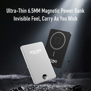 พาวเวอร์แบงค์ LS800 แบบแม่เหล็กแรงสูง PD20W พร้อมหน้าจอ LED ดิจิตอล ดีไซน์บางเฉียบ 6.5 มม. และฮับชาร์จ 3 in 1 - Product Image 4