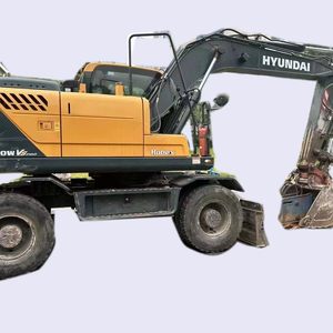 Vente Urgente : Excavatrice sur pneus HYUNDAI 150W, état quasi neuf (90%) |   Fabrication 2024 |   Inspection OEM disponible, moteur d'origine - Product Image 1