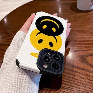 Cartone animato divertente disegno di <span class=keywords><strong>emoji</strong></span> stampa morbida custodia per telefono cellulare in pelle TPU per Iphone 17 8 X Xr Xs 11 12 13 14 15 16 Pro Max - Product Image 4