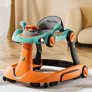 Trotteur pour bébé multifonction 4 en 1 avec roues et <span class=keywords><strong>siège</strong></span>, jouet pour bébé, prix de voiture, roues pivotantes, marchettes pour bébés - Product Image 1