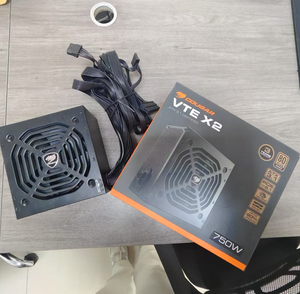 Cougarr VTE X2 750W PSU 80Puls đồng 20 + 4pin không Mô-đun Cung cấp điện hỗ trợ đầy đủ các nguồn cung cấp máy tính để bàn <span class=keywords><strong>CPU</strong></span> - Product Image 1