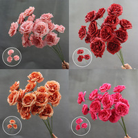 Bruidsdecoratie Hoogwaardige Kunstmatige Rozen Grote Bloemen voor de Gangpaden Handgemaakte Moderne Bloemstukken Kapel