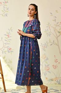 India Women <b>Party</b> Wear Kurtis Gown with Wholesale Price Handmade Printed Gown for <b>Christmas</b> Day Gift - Product Image 4