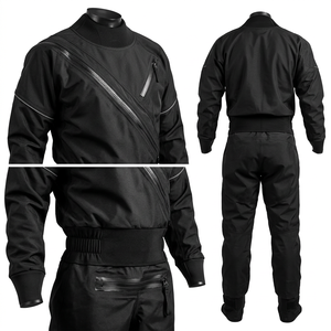 Muta impermeabile traspirante 3.0 strati con cerniera sul petto e colletto antispruzzo in lattice per kayak e canottaggio - Product Image 3