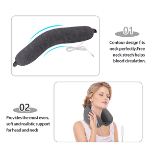 High Quality <strong>Electric</strong> <strong>Heat</strong> <strong>Neck</strong> Pain Relief <strong>Brace</strong> Cervical Collar Support - Product Image 3