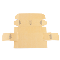 Boîte de papier brownie longue rectangulaire de haute qualité personnalisée nouveau design boîte de livraison d'expédition en carton ondulé avec votre logo