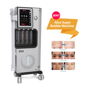 8 in 1 Hydra Skin Facial Device Face Lifting Alice Bubble Facial Machines Manufacturer Diamond Superbubbles Machine - Product Image 6