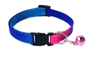 Kingtale kerah kucing terpisah dengan bel nilon warna-warni kerah kucing dapat diatur - Product Image 5