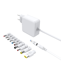 Chargeurs d'ordinateur portable THEONE OEM/ODM 100W Noir Blanc, Câble de chargeur d'ordinateur portable avec prise UK/US/AU/EU, Solution GaN pour le bureau