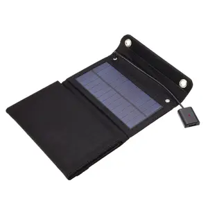 Painéis solares dobráveis, painéis solares portáteis para carregamento por celular, 15w
