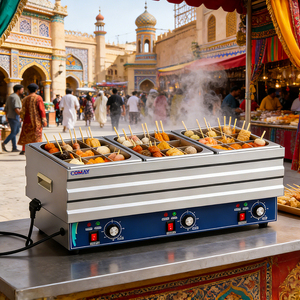 Gâteau de poisson et ragoût de légumes de style japonais en acier inoxydable de qualité commerciale (préparé avec du bouillon) - Product Image 3