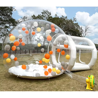 Tente de bulle gonflable transparente imperméable pour enfants, fête en plein air, hôtel, avec taille personnalisée pour les événements festifs