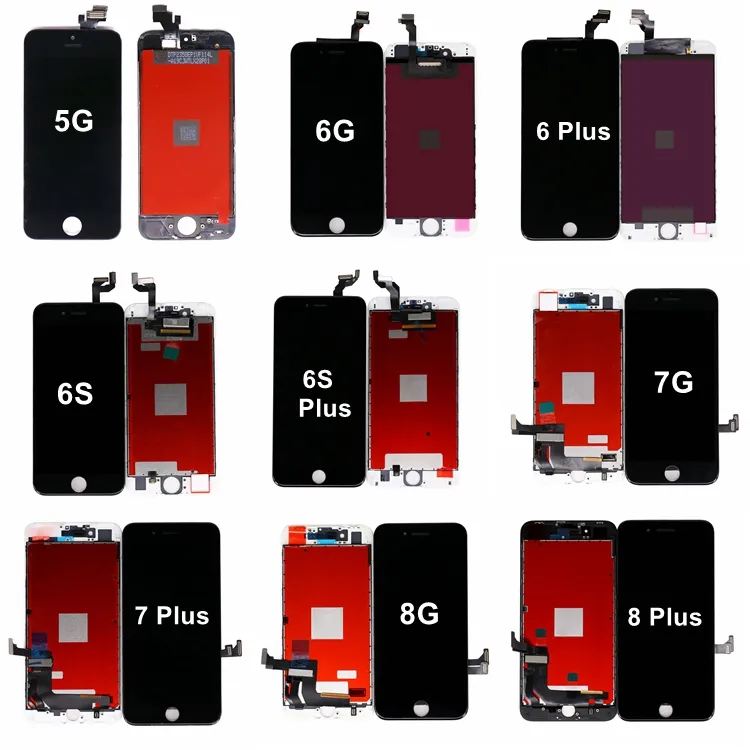 Tela LCD de substituição para iPhone 5 6S 7 8 Plus 11 12 13 14 Pro Max SE 3 2020 2022 X XS MAX XR 6G 7G 8G Eran Pantalla