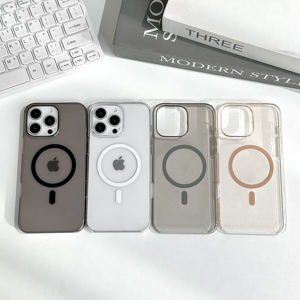 Estuche Rígido Original de Lujo para PC 2025 para <span class=keywords><strong>Samsung</strong></span> <span class=keywords><strong>23</strong></span> 24 Ultra con Soporte Transparente para Carga Inalámbrica, Nuevo Diseño - Product Image 1