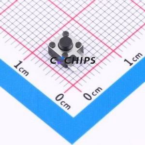 TS-4538H-K Tactile Switch Through hole Component (THT),4.5x4.5mm Switch 2.5N 4.5mm 4.5mm 3.8mm - Product Image 1