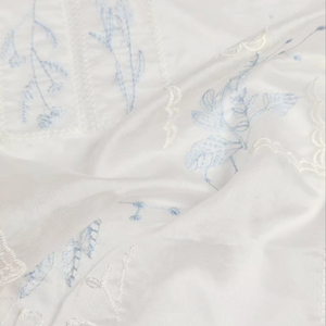 Nuevo Chaleco <span class=keywords><strong>de</strong></span> verano <span class=keywords><strong>de</strong></span> estilo chino, abrigo azul con <span class=keywords><strong>bordado</strong></span> <span class=keywords><strong>de</strong></span> <span class=keywords><strong>hojas</strong></span> <span class=keywords><strong>de</strong></span> flores <span class=keywords><strong>pequeñas</strong></span>, cómodo para tela Tencel transpirable - Product Image 1