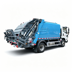 รถบรรทุกอัดขยะ JMC 4x2 8 ลูกบาศก์เมตร แบบยกท้าย สำหรับเก็บขยะในเขตเทศบาล - Product Image 4