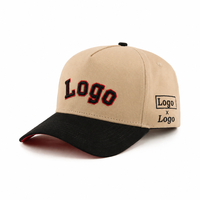 Casquette de baseball brodée sur mesure en sergé de coton, ajustable avec fermeture snapback, broderie de logo personnalisée, fabricant de casquettes OEM