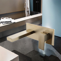 Robinet mélangeur de lavabo en acier inoxydable 304, design moderne pour salle de bain et cuisine