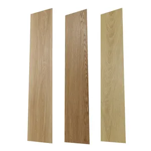 4mm/5mm/6mm/7mm/8mm Carreaux de planches de vinyle imperméables en PVC/plastique Revêtement de sol en bois de chêne imbriqué/cliquable