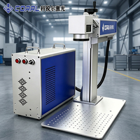 Machine de marquage laser à fibre MOPA HG-ZM-B-D30, graveur laser métallique haute précision pour marquage couleur sur acier inoxydable et aluminium