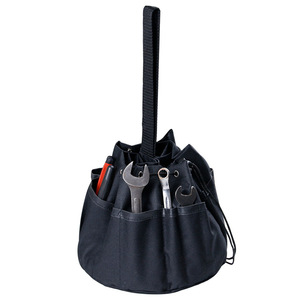 <b>Tool</b> Bag Bucket <b>Storage</b> Black 22 Pockets Nail <b>Storage</b> Organizer For <b>Tool</b> Kit - Product Image 2