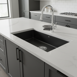 [BAEKJO] Évier sous plan en émail 860 NOIR avec ajustement parfait pour un comptoir élégant et propre - Product Image 3