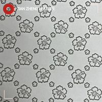Cuir artificiel en PVC à motif de fleurs Matériaux en cuir gaufré pour boîtes portefeuille Sacs décoratifs Meubles élastiques