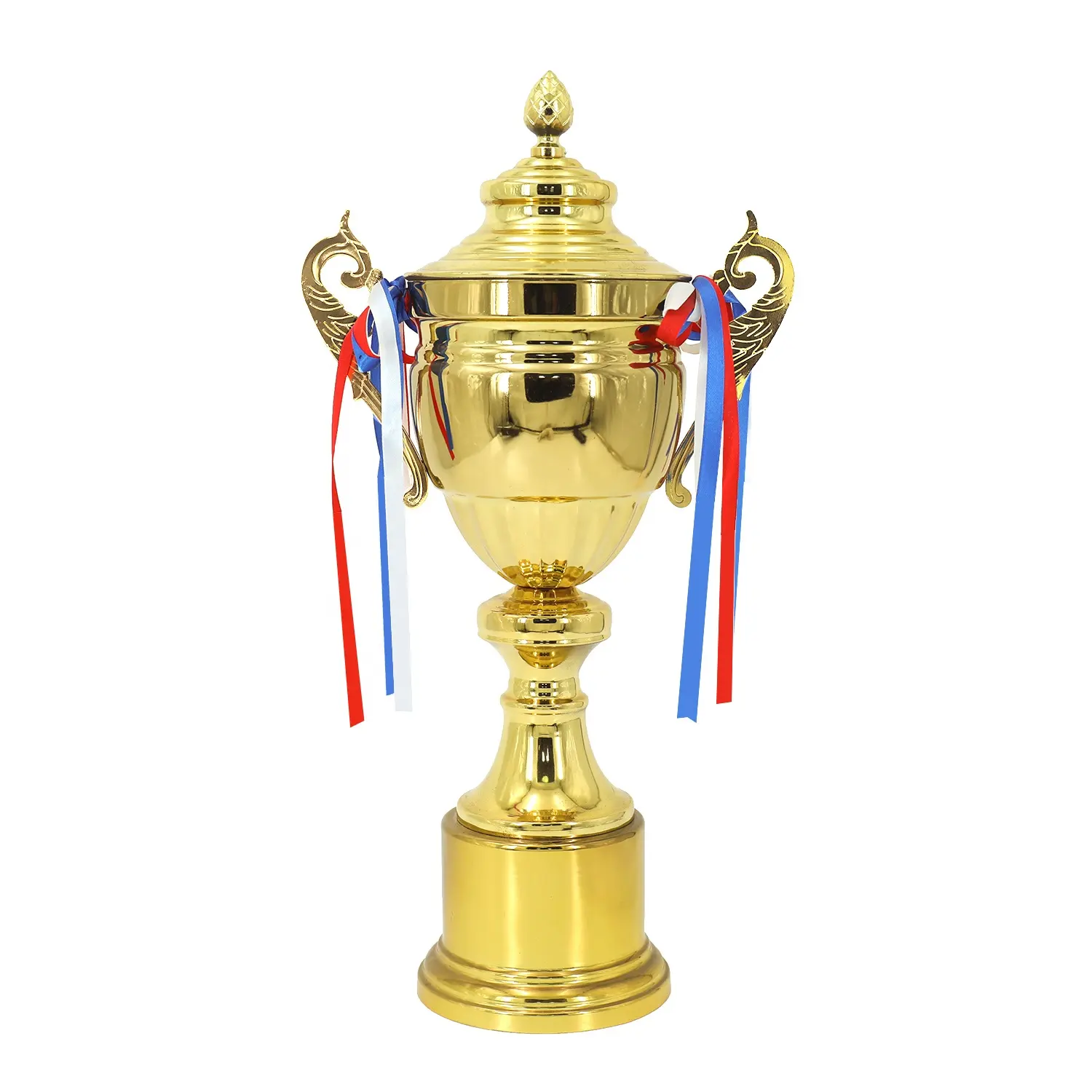 Collezione Yiwu trofeo professionale calcio varietà coppa oro metallo trofeo calcio all'ingrosso trofeo calcio