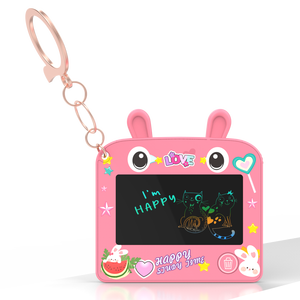 กระดานเขียน LCD การ์ตูนขนาดเล็กสำหรับเด็ก พวงกุญแจพลาสติก ของเล่นวาดเขียนสำหรับเด็กอายุ 5-7 ปี - Product Image 2