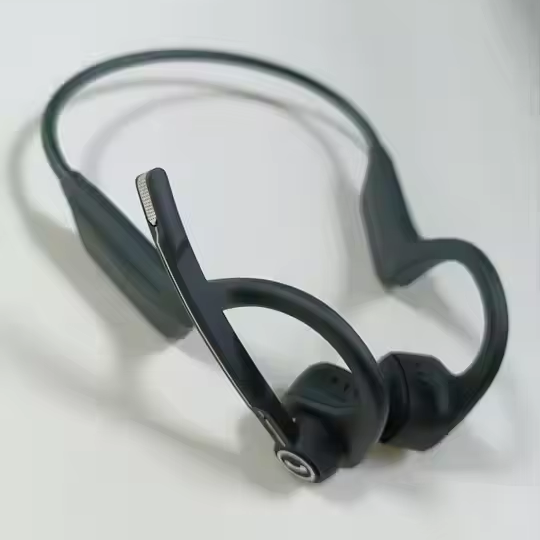 Zello Push to Talk Bone Conduction Wireless Headset with Digital Display Supports Android & IOS Walkie Talkie Mic